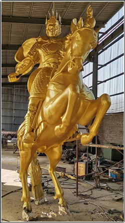 景觀銅馬擺件、