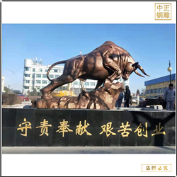 商場(chǎng)開(kāi)拓銅牛雕塑訂購(gòu)